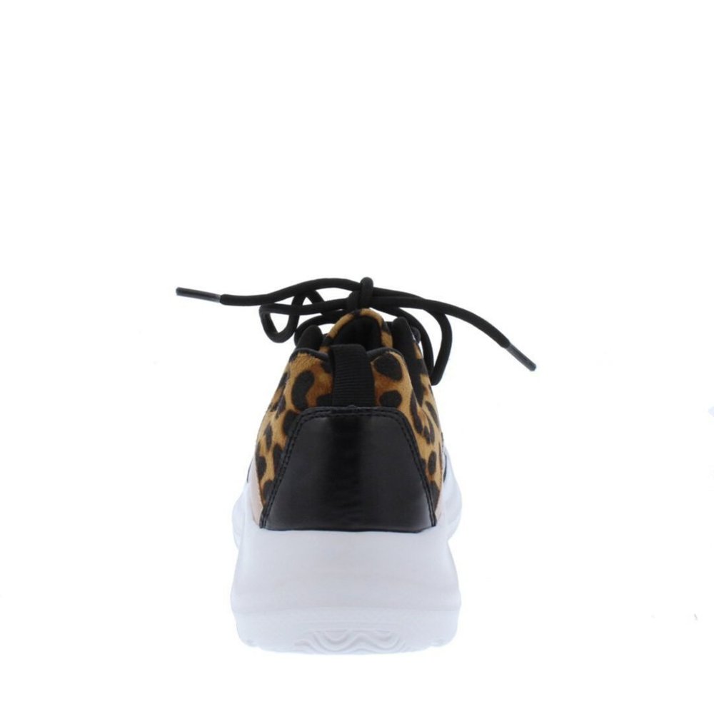 Black Leopard Print Sneaker {Forever} - Picture 3 of 3